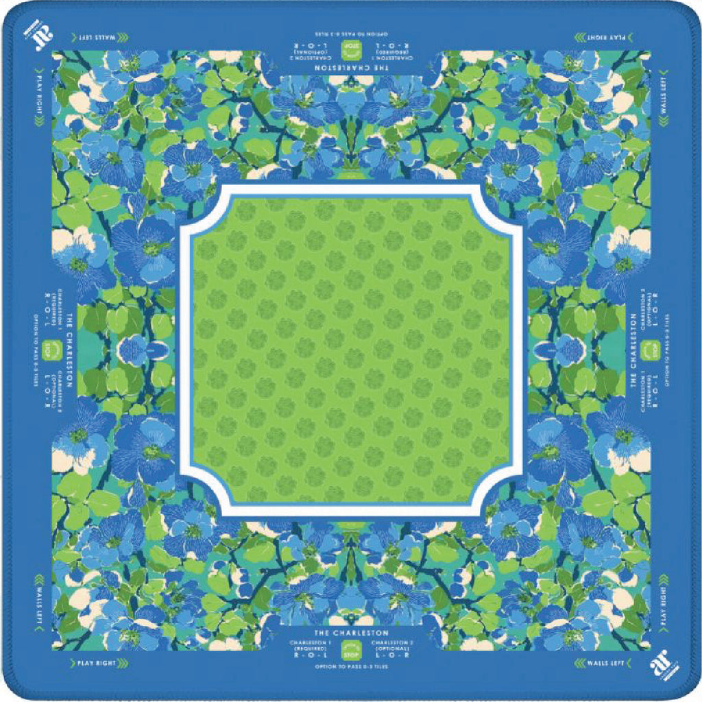 Palm Beach Ocean Blue Green Mahjong Mat