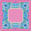 Palm Beach Pink Cabana Blue Mahjong Mat