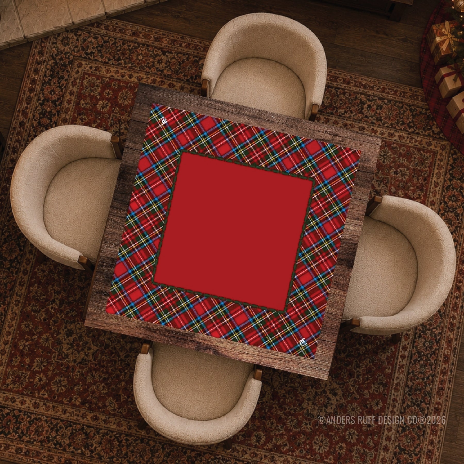 Tartan Tidings Mahjong Mat