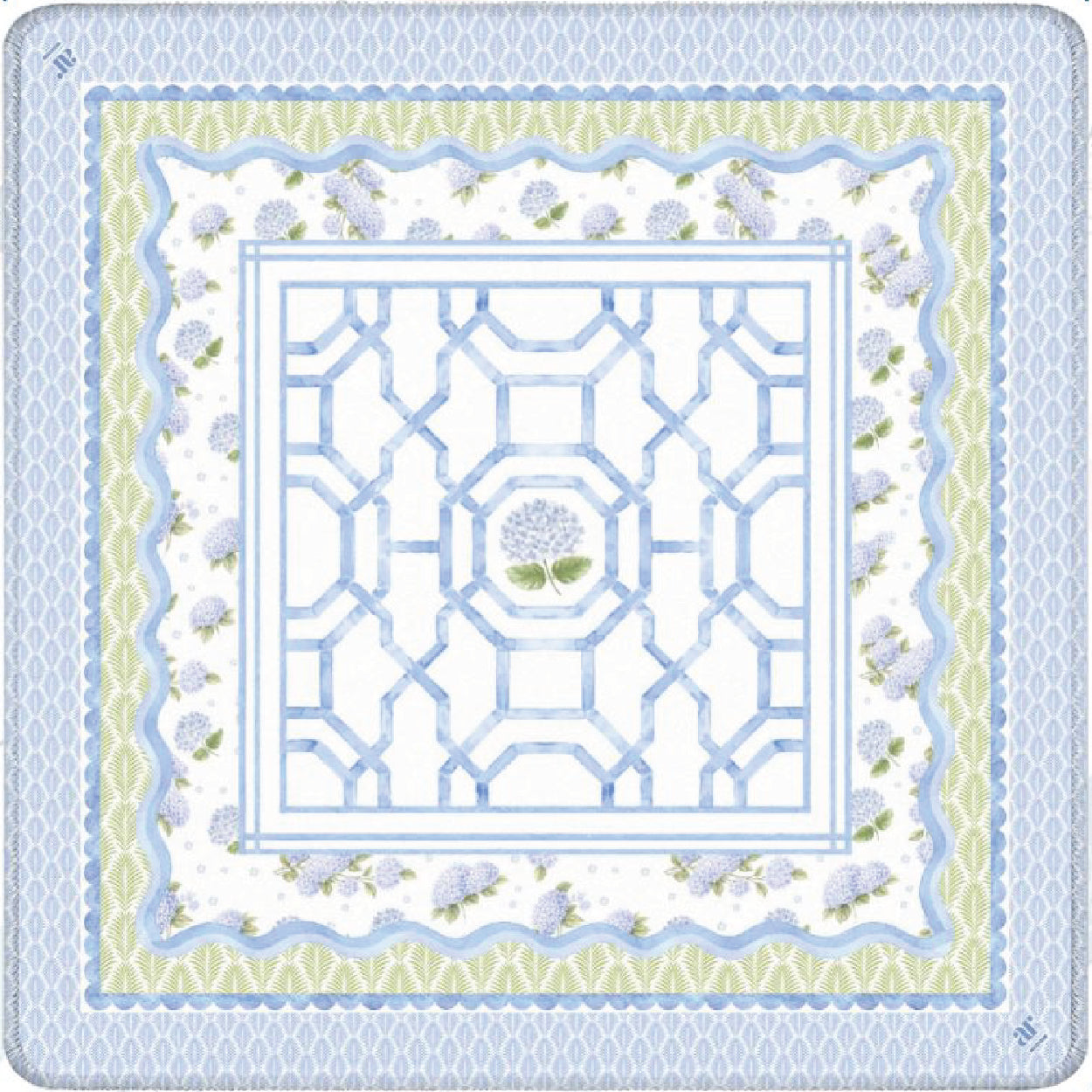 House of Hydrangea Mahjong Mat