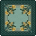 Midnight Peacock Mahjong Mat