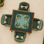 Midnight Peacock Mahjong Mat