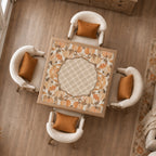 Pumpkin Plaid Mahjong Mat