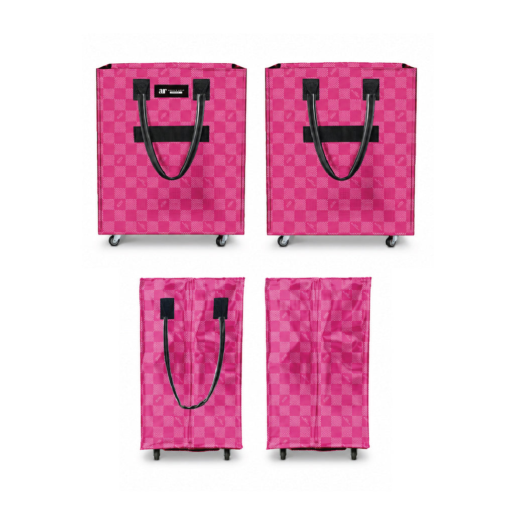The Rack & Roller - Collapsible Rolling Tote
