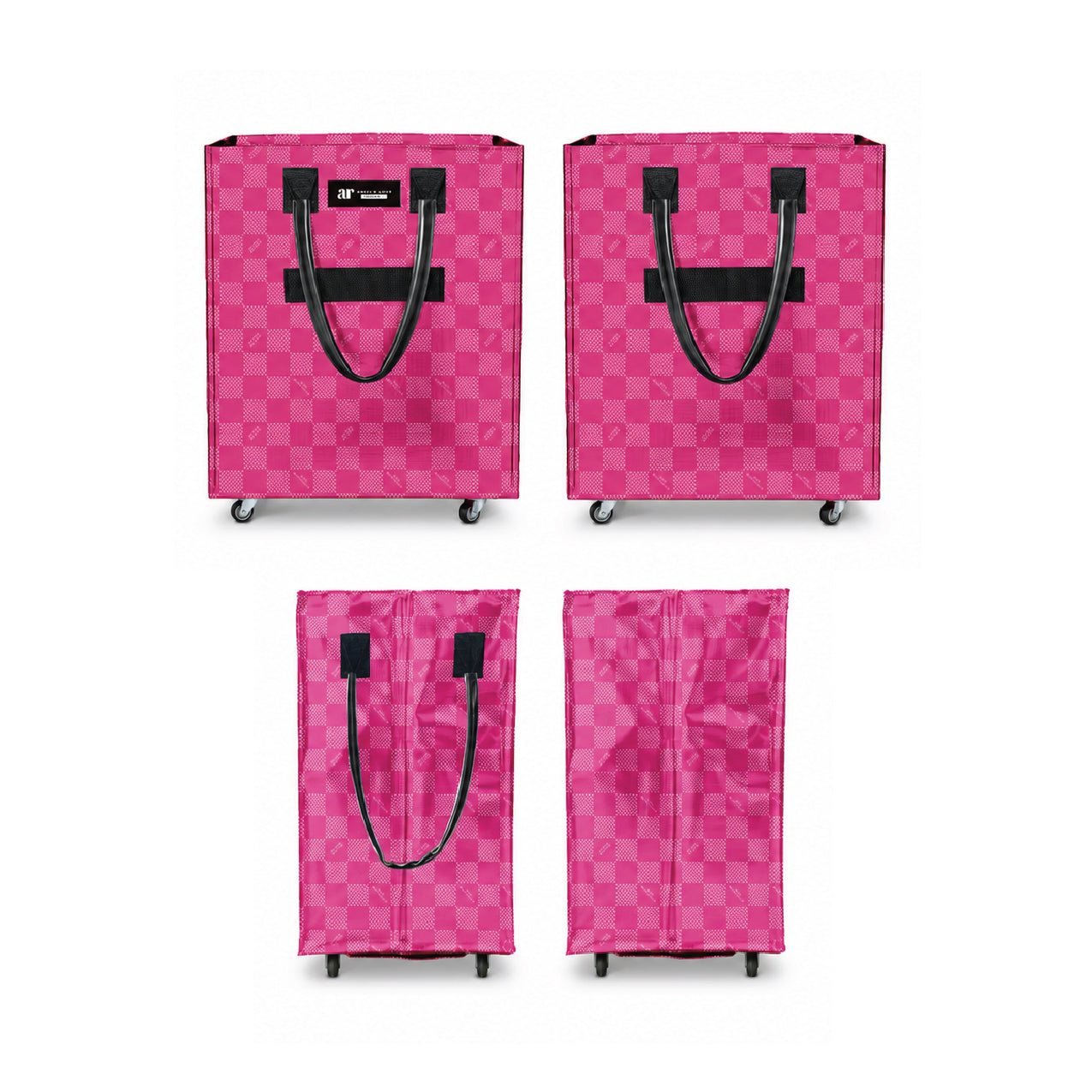 The Rack & Roller - Collapsible Rolling Tote