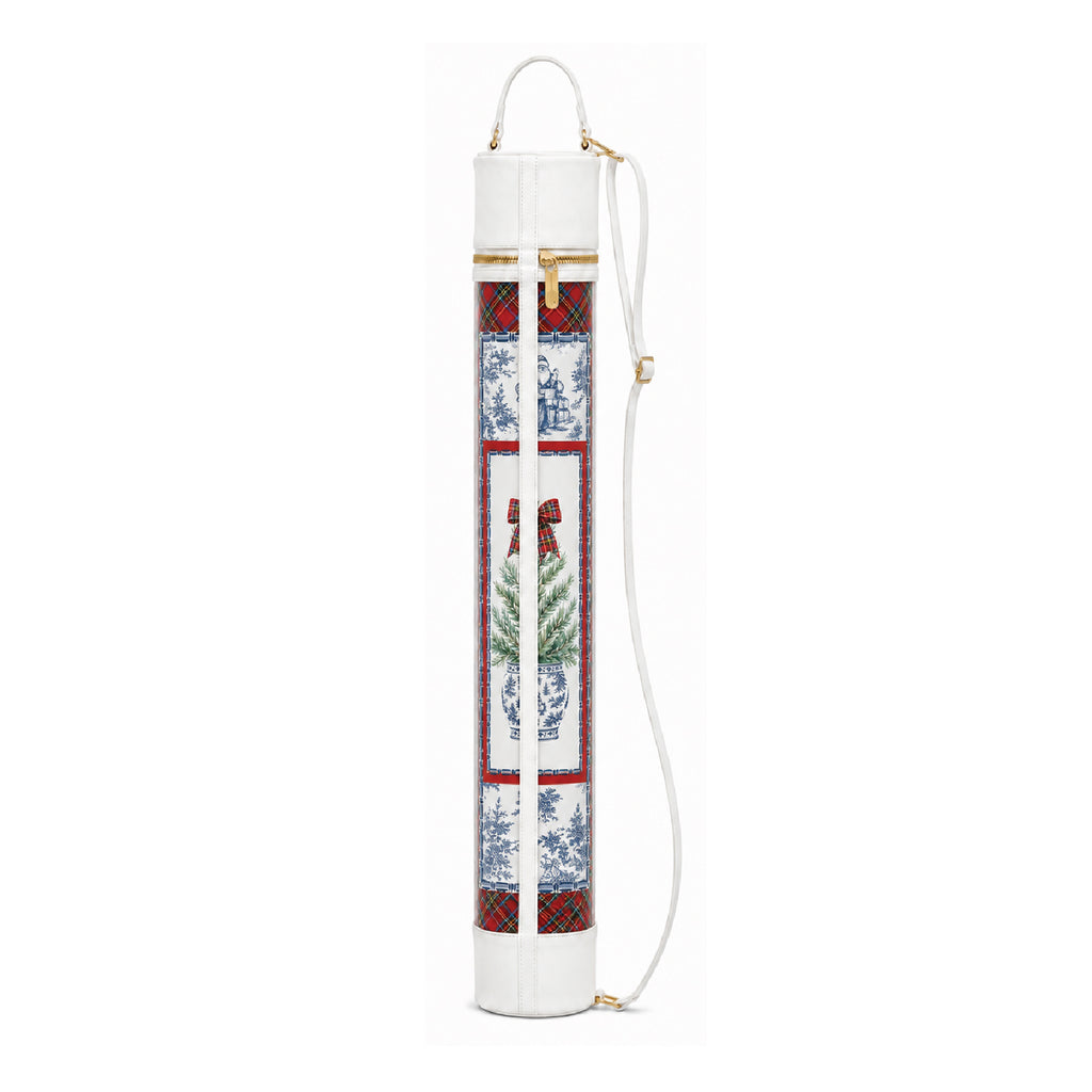 Tartan Toile Noël Mahjong Mat
