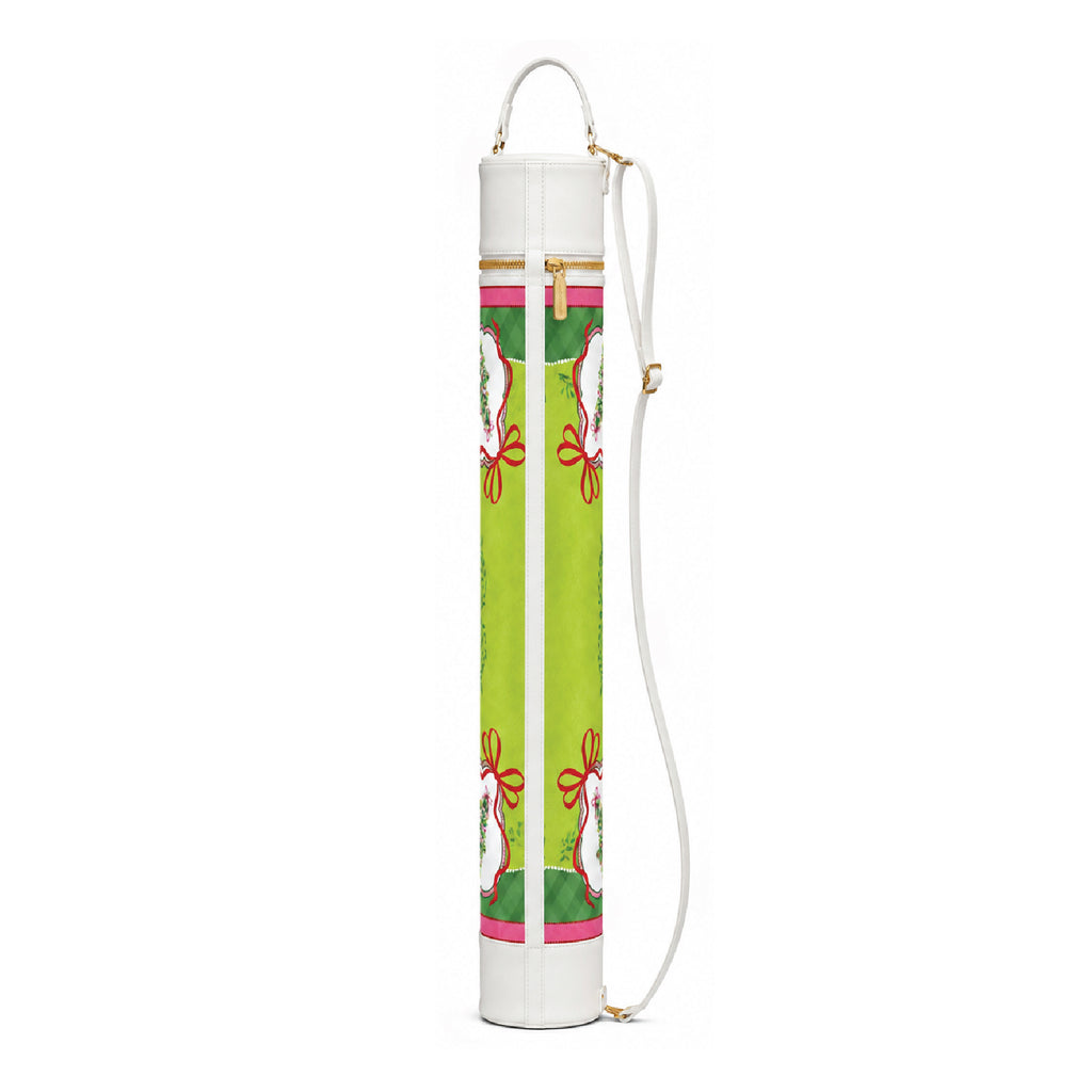 Watercolor Christmas Tree Mahjong Mat