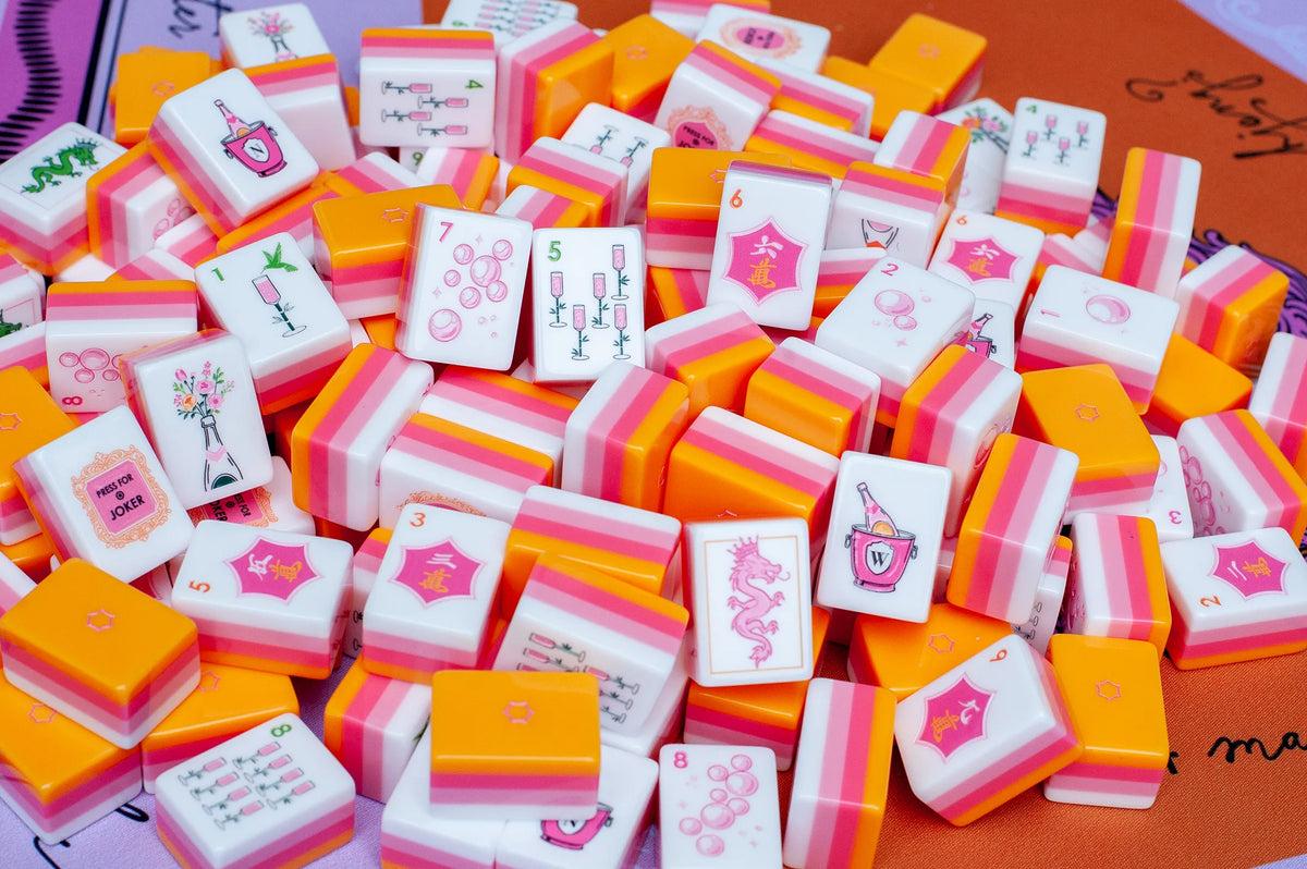 Anders Ruff Design Bams & Bubbly Mahjong Tiles