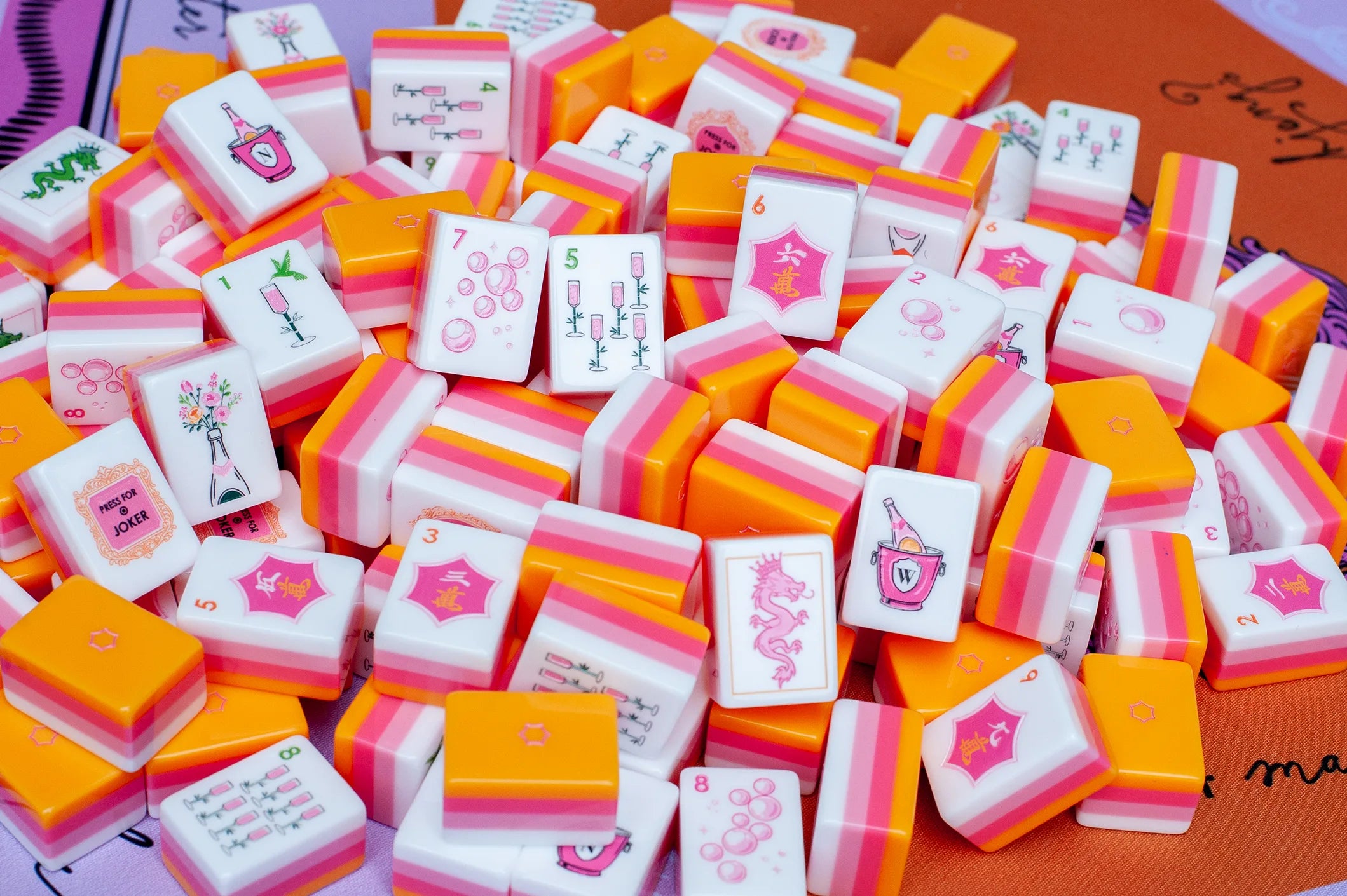 Bams & Bubbly Mahjong Tiles - PREORDER