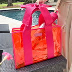 The Tinted Tote - Orange & Pink