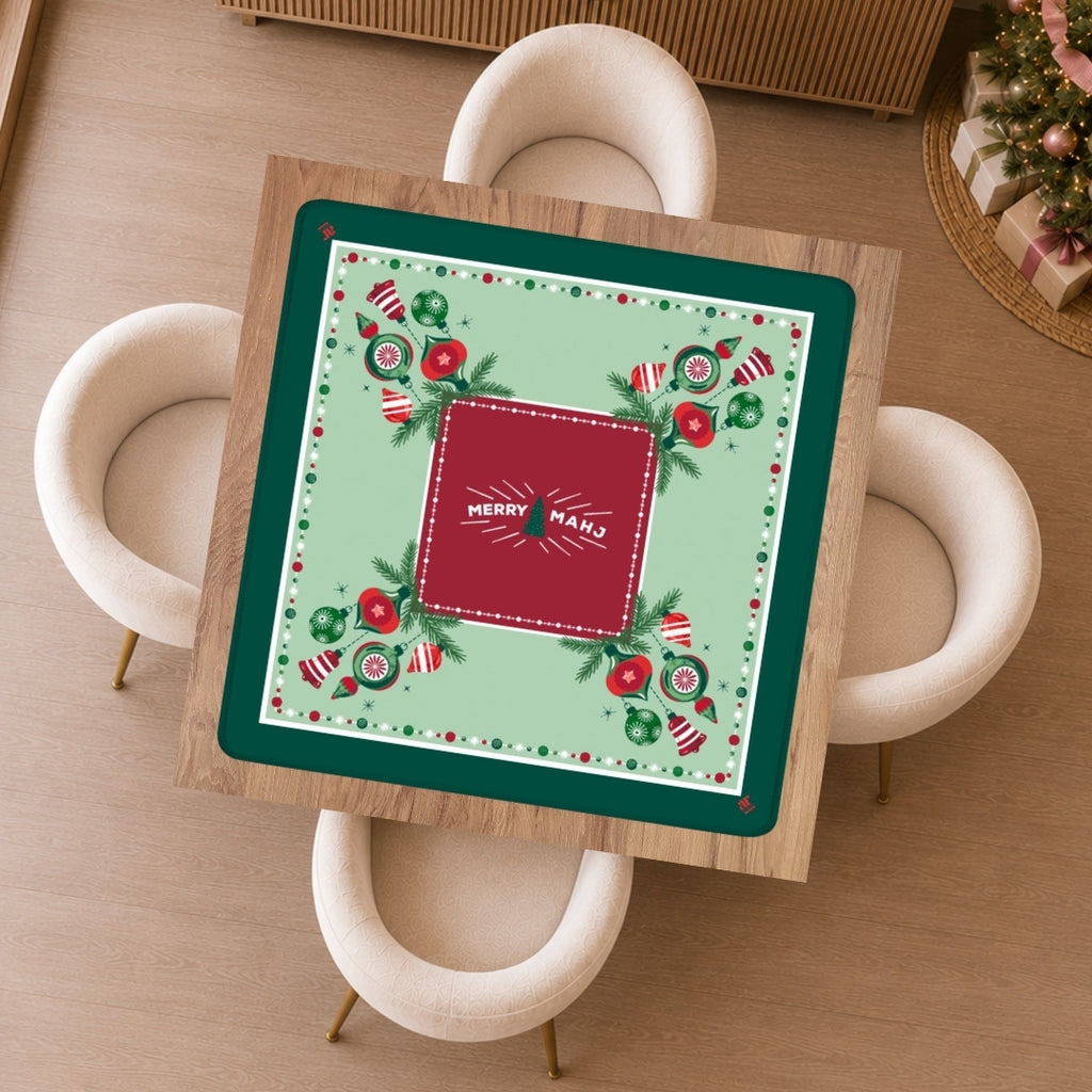 Classic Very Merry Mahj Mahjong Mat