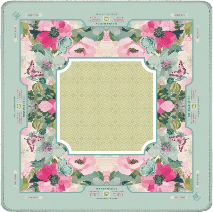 Butterflies & Blooms Mahjong Mat