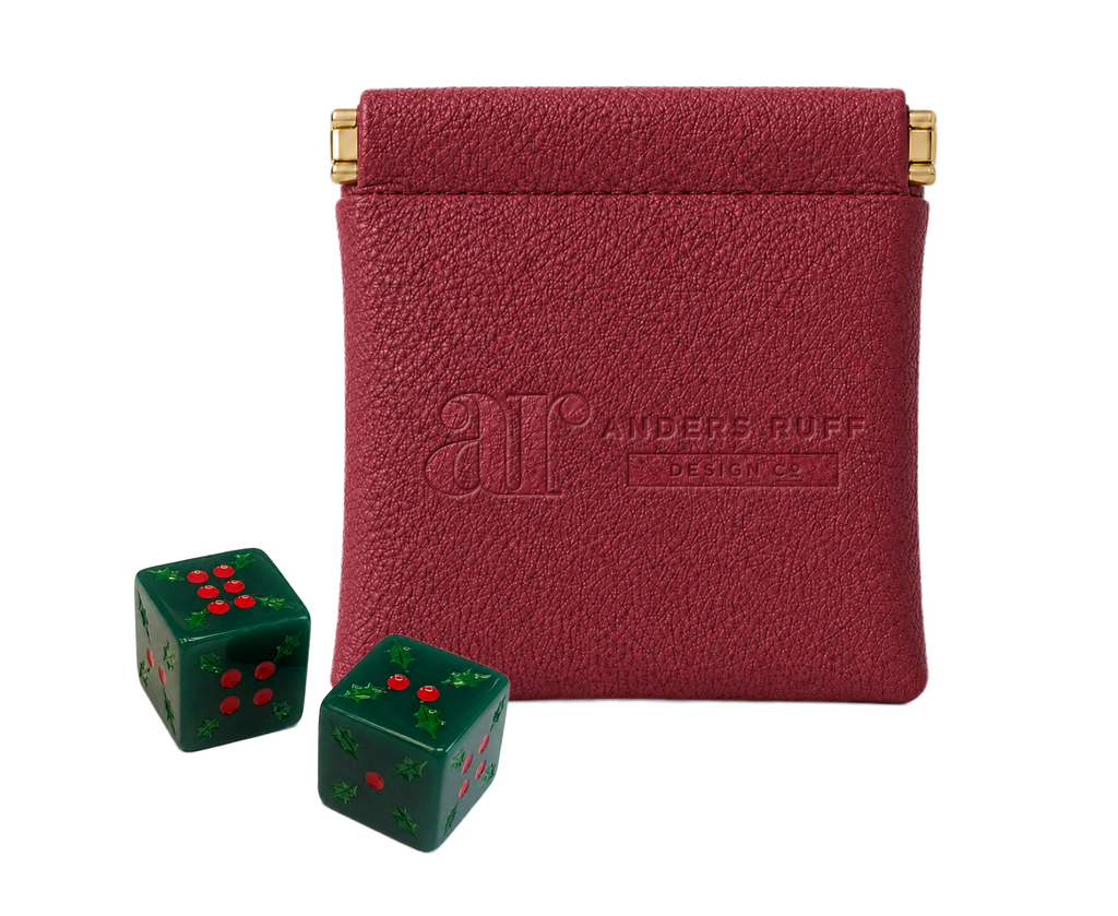 Dear Santa Christmas Dice with Pouch Set