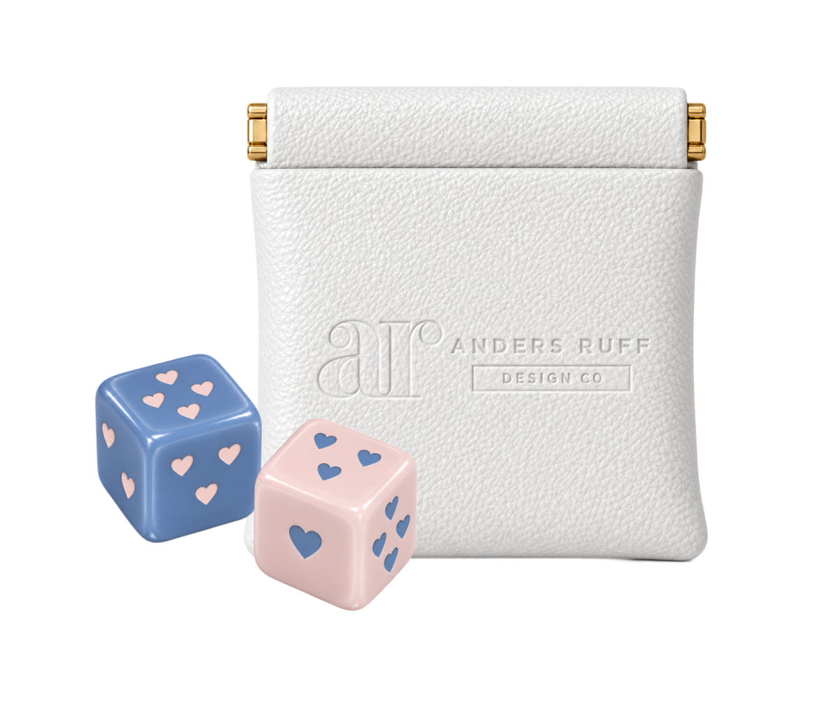Sweetheart Dice with Pouch Set
