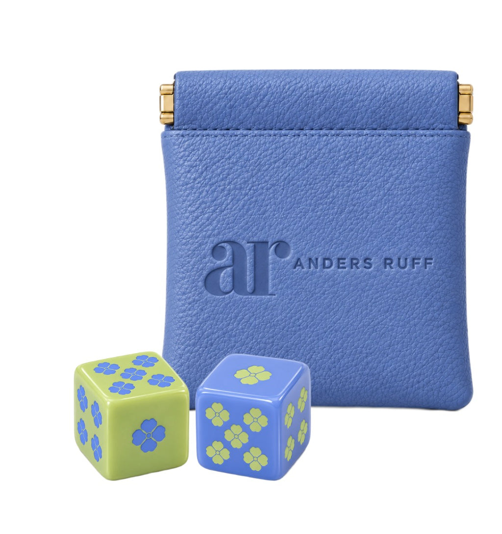 Lucky Blooms Dice & Pouch Set