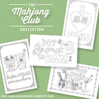 Mahjong Watercolor DIY Painting Kit