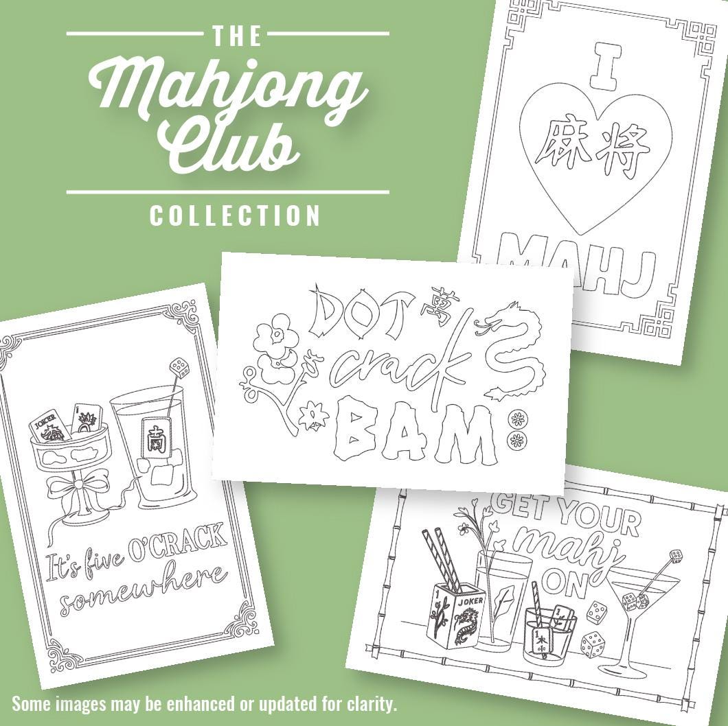 Mahjong Watercolor DIY Painting Kit