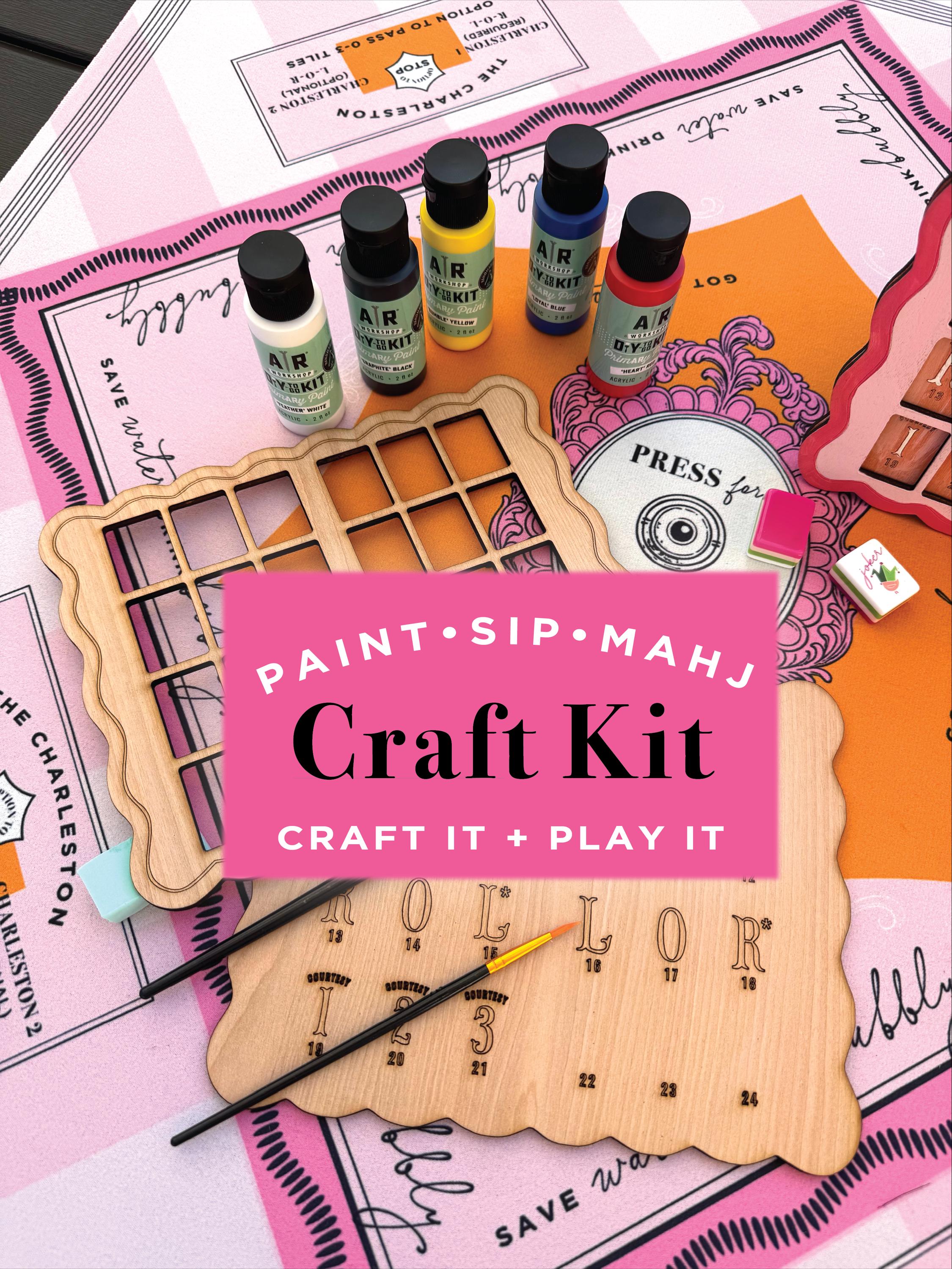 Mahjong Practice Board DIY Craft Kit