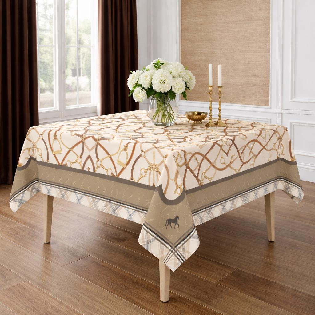 Saddles & Silk Tablecloth