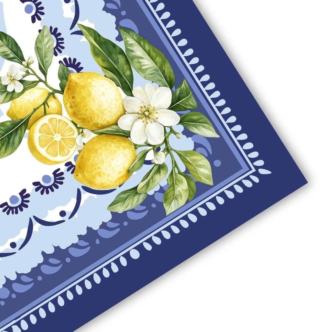 Limoncello Tile Mahjong Mat