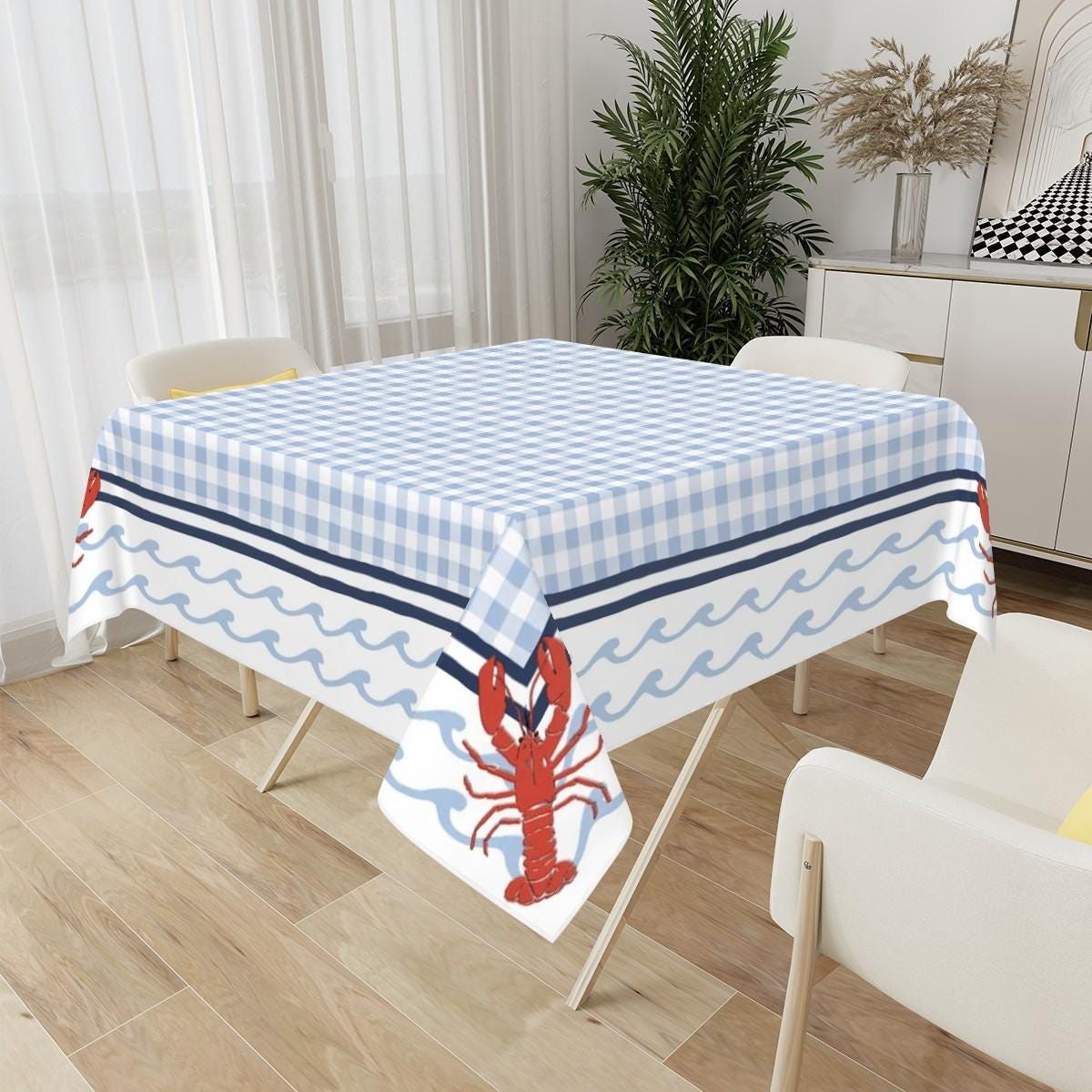 Harbor House Coastal Tablecloth