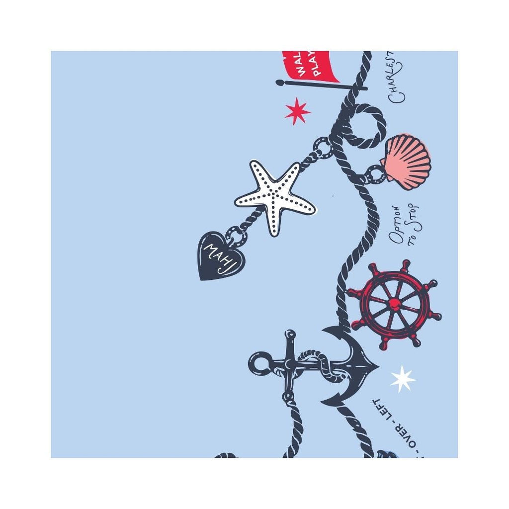 Coastal Charm Mahjong Mat