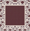 Grove Collection Burgundy Mahjong Mat