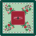 Classic Very Merry Mahj Mahjong Mat