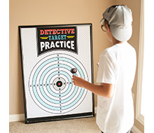 Detective Party Printable Target Training Sign - 36x48 - Instant Download