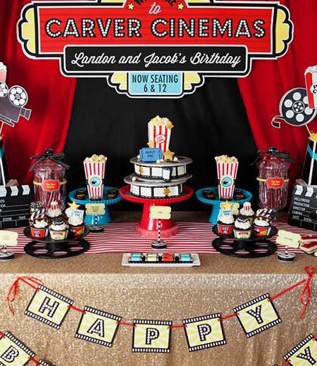 Movie Birthday Party Printables Collection